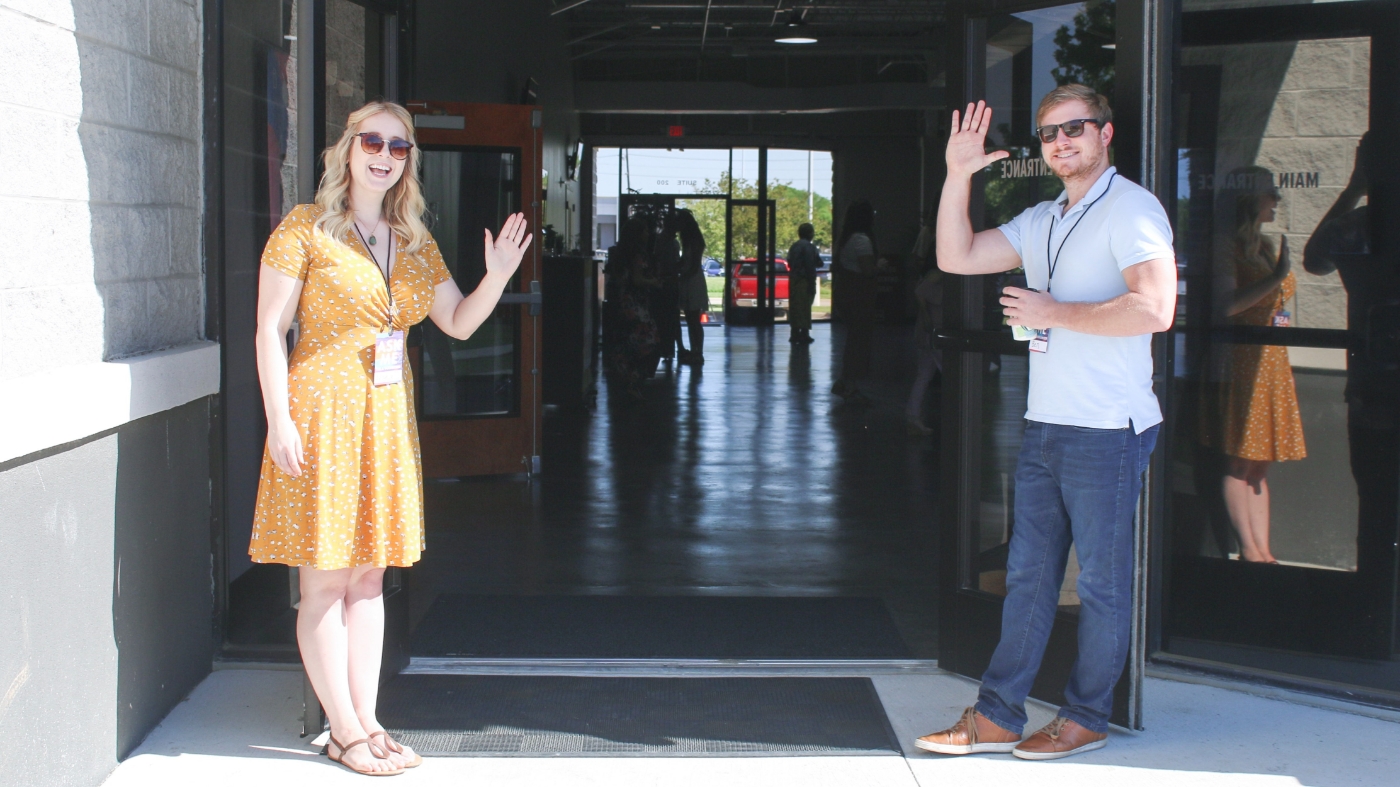 Welcoming church visitors