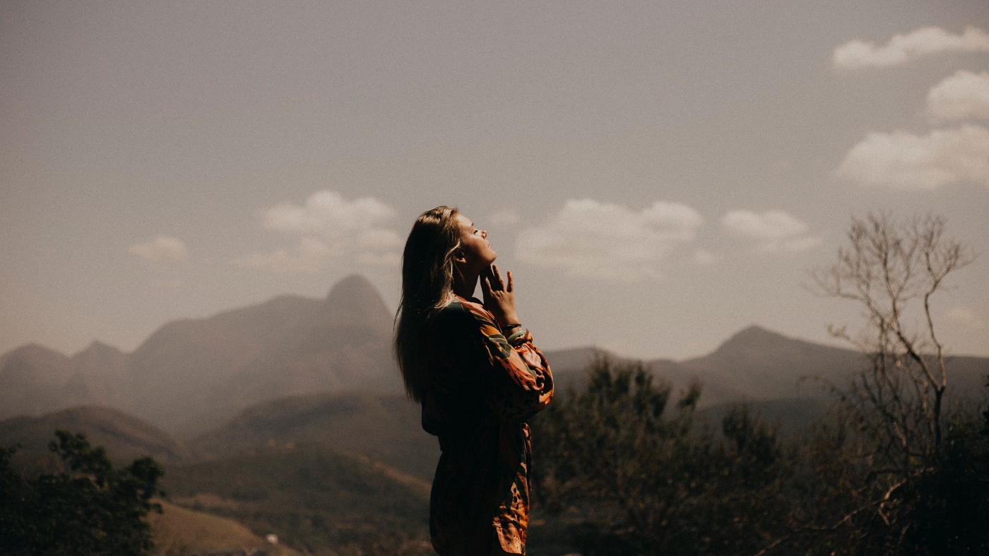 Woman praying