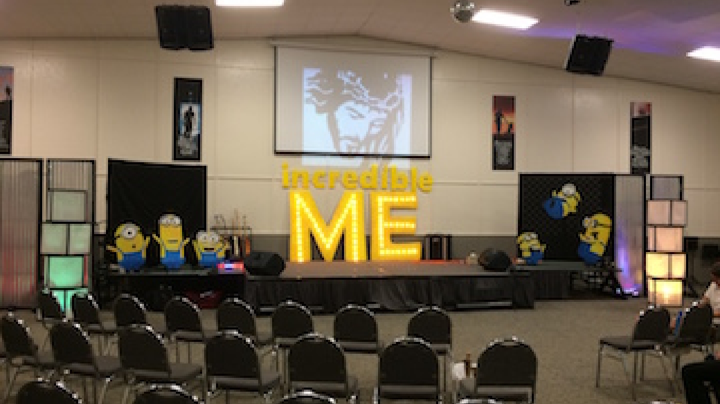 Incredible Me event setup