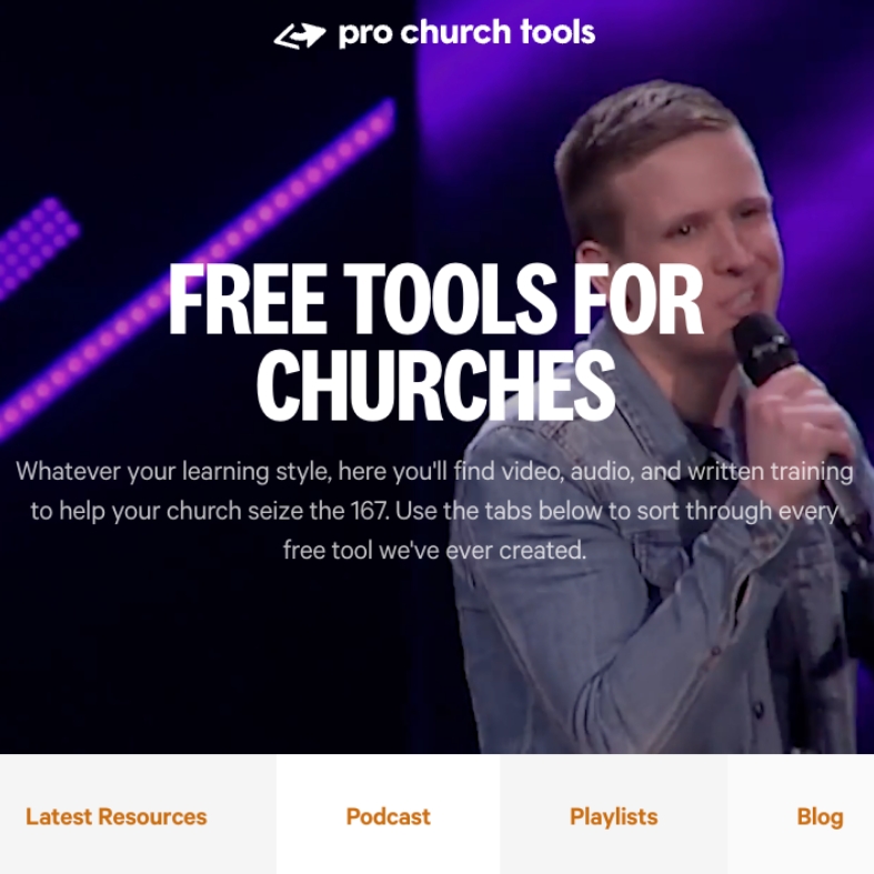 The Pro Church Tools podcast
