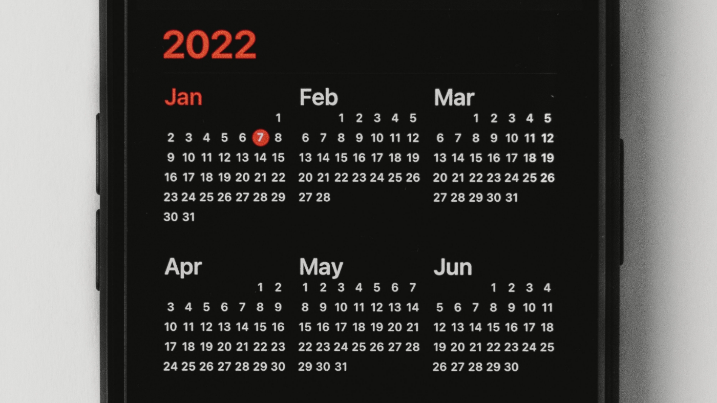 Setting a schedule on your phone