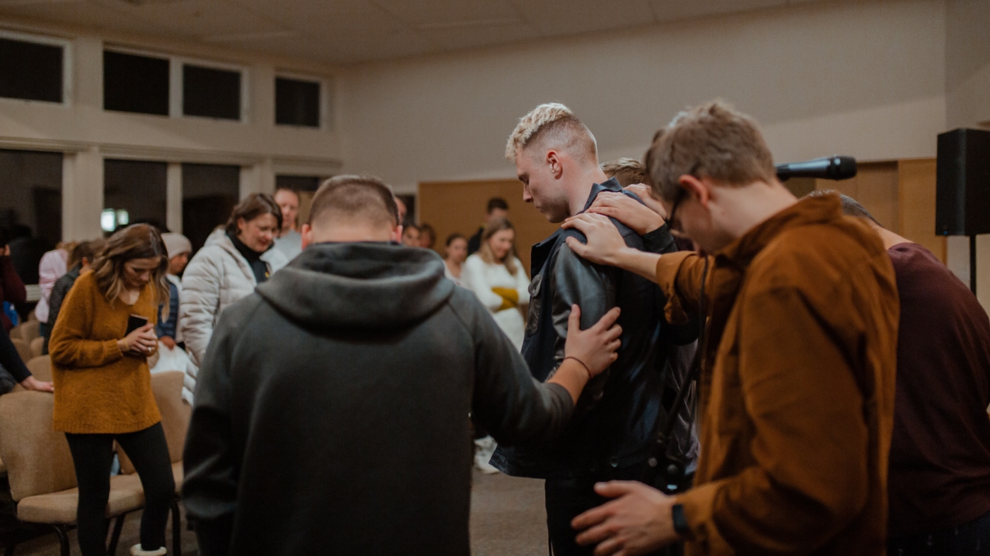 Small group prayer