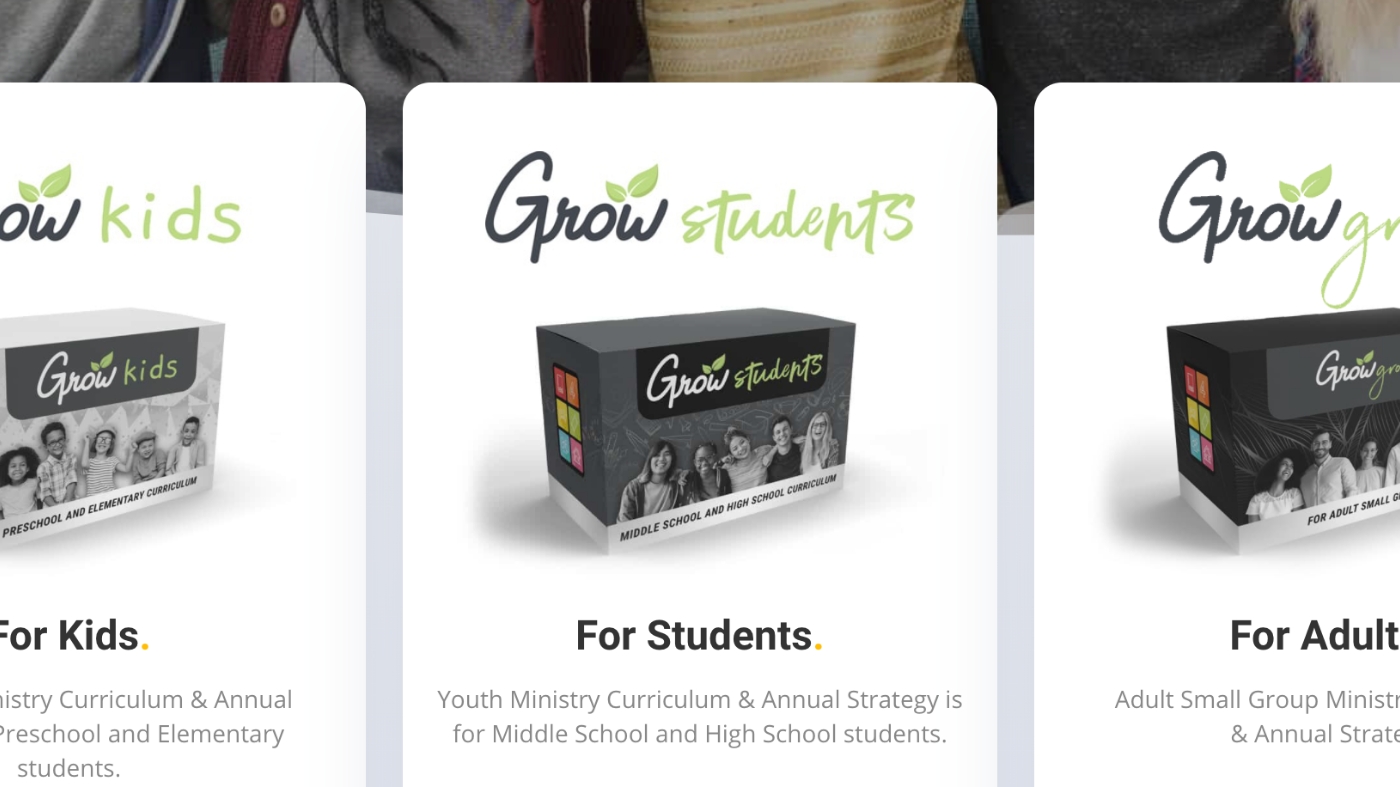 Grow packages for kids, students, and adults