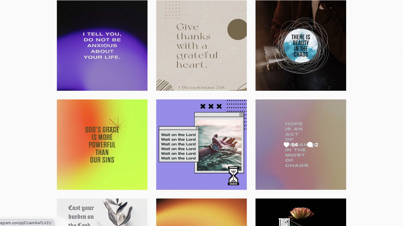 Social Fuel Church Instagram feed