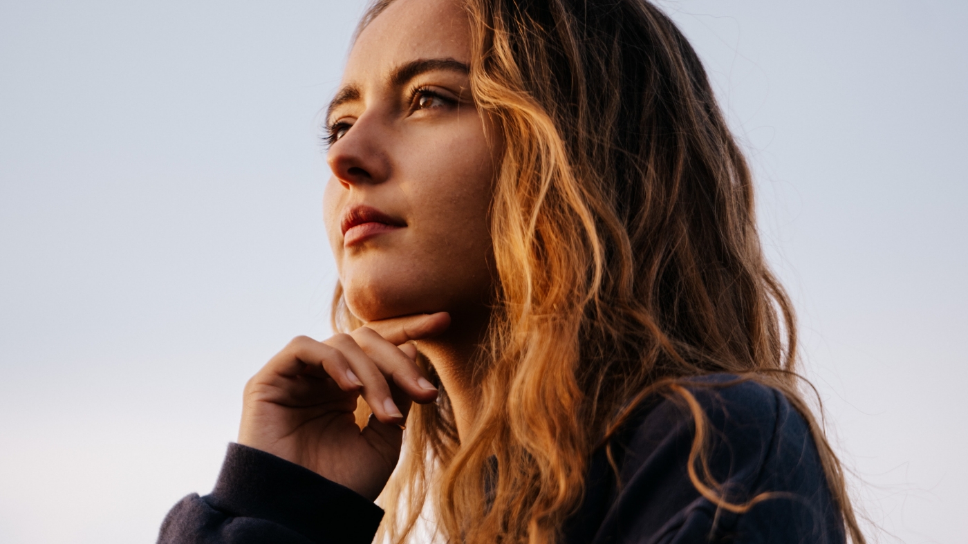 Girl in deep thought