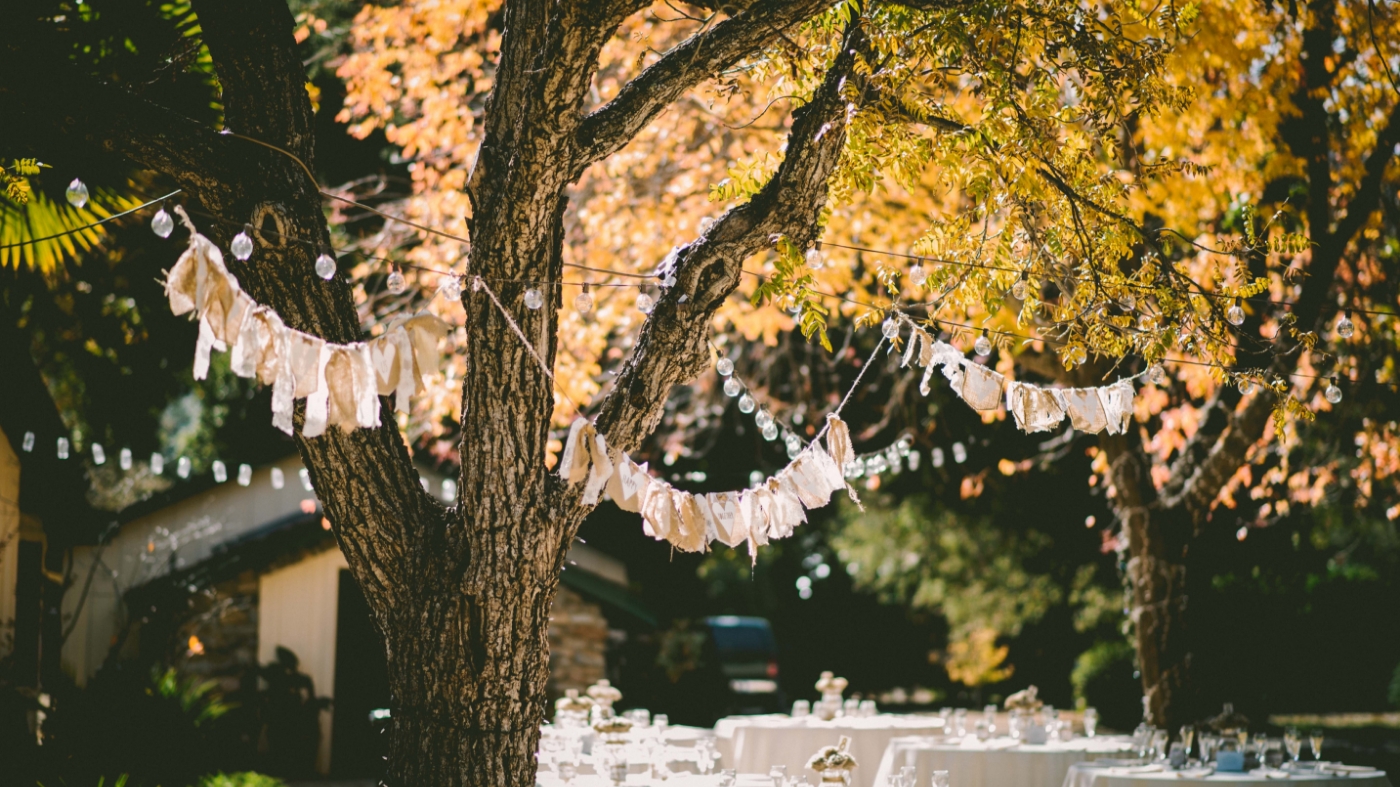 Fall outdoor venue event