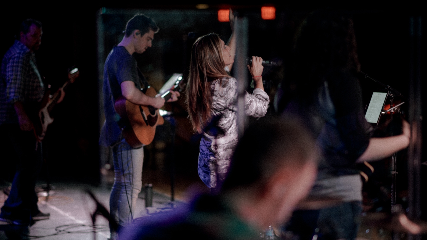 Church music group volunteer