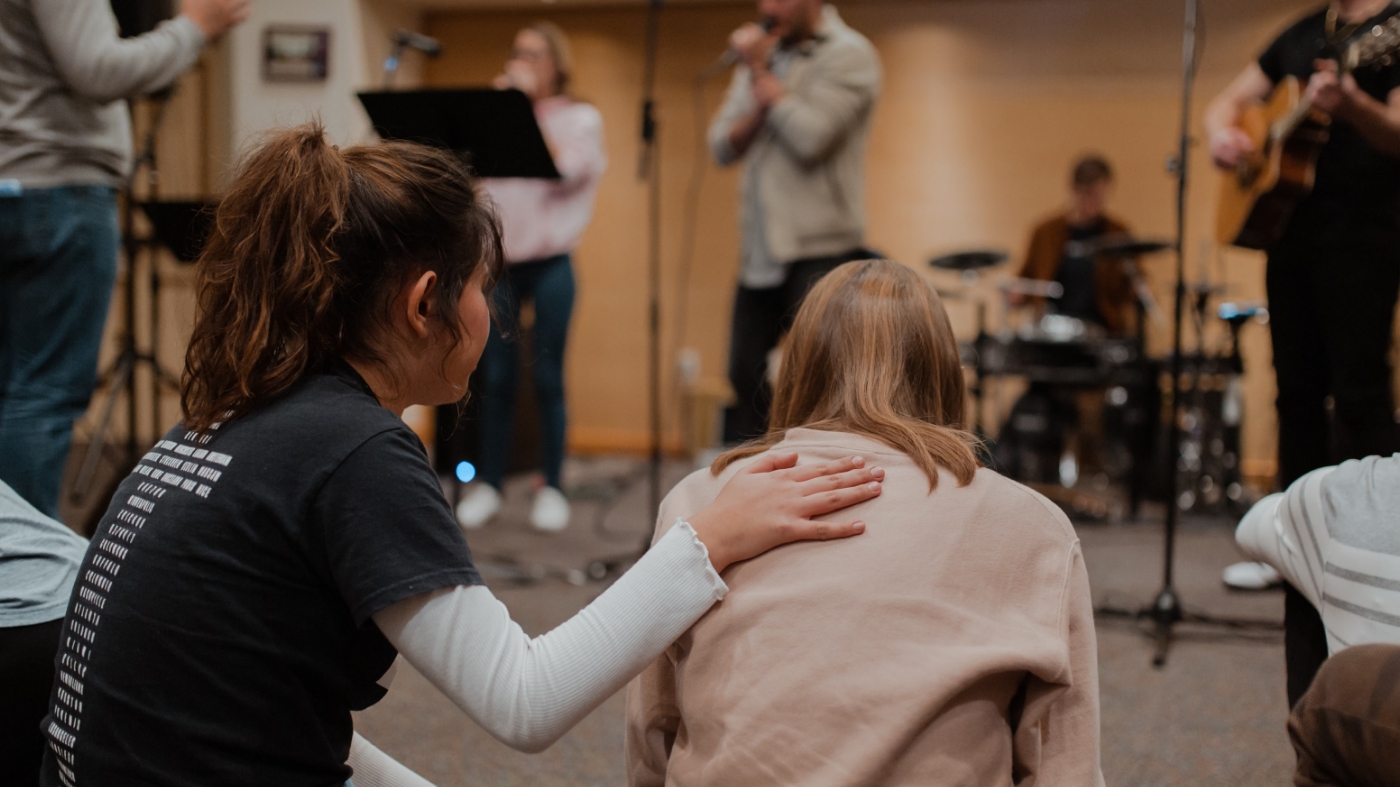 Showing empathy during church song service