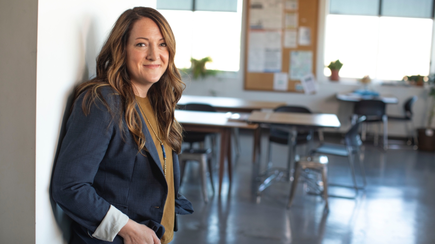 Teacher planning her ministry curriculum