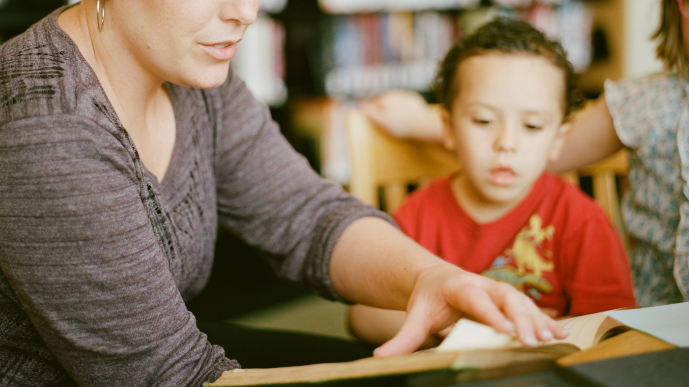 Ministry teacher reliably working with her kids