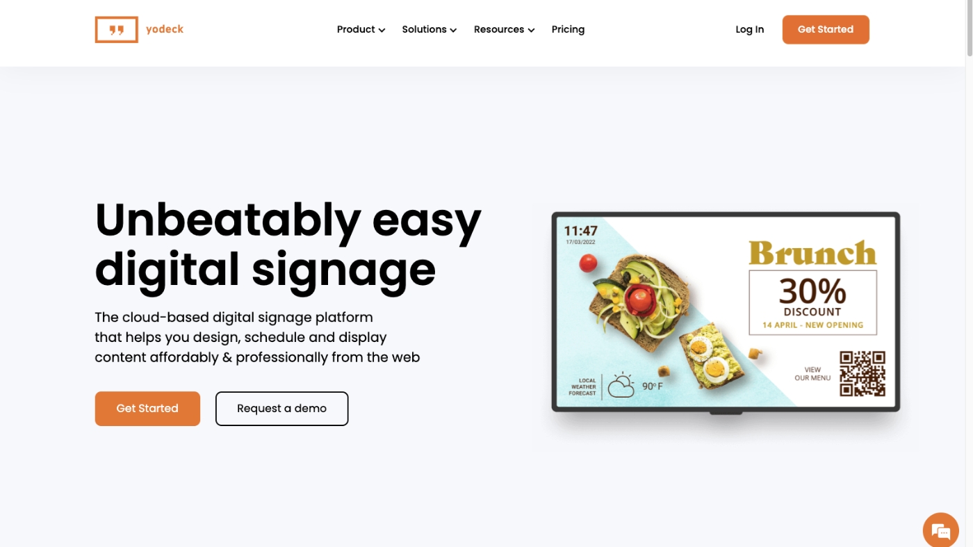 Yodeck website