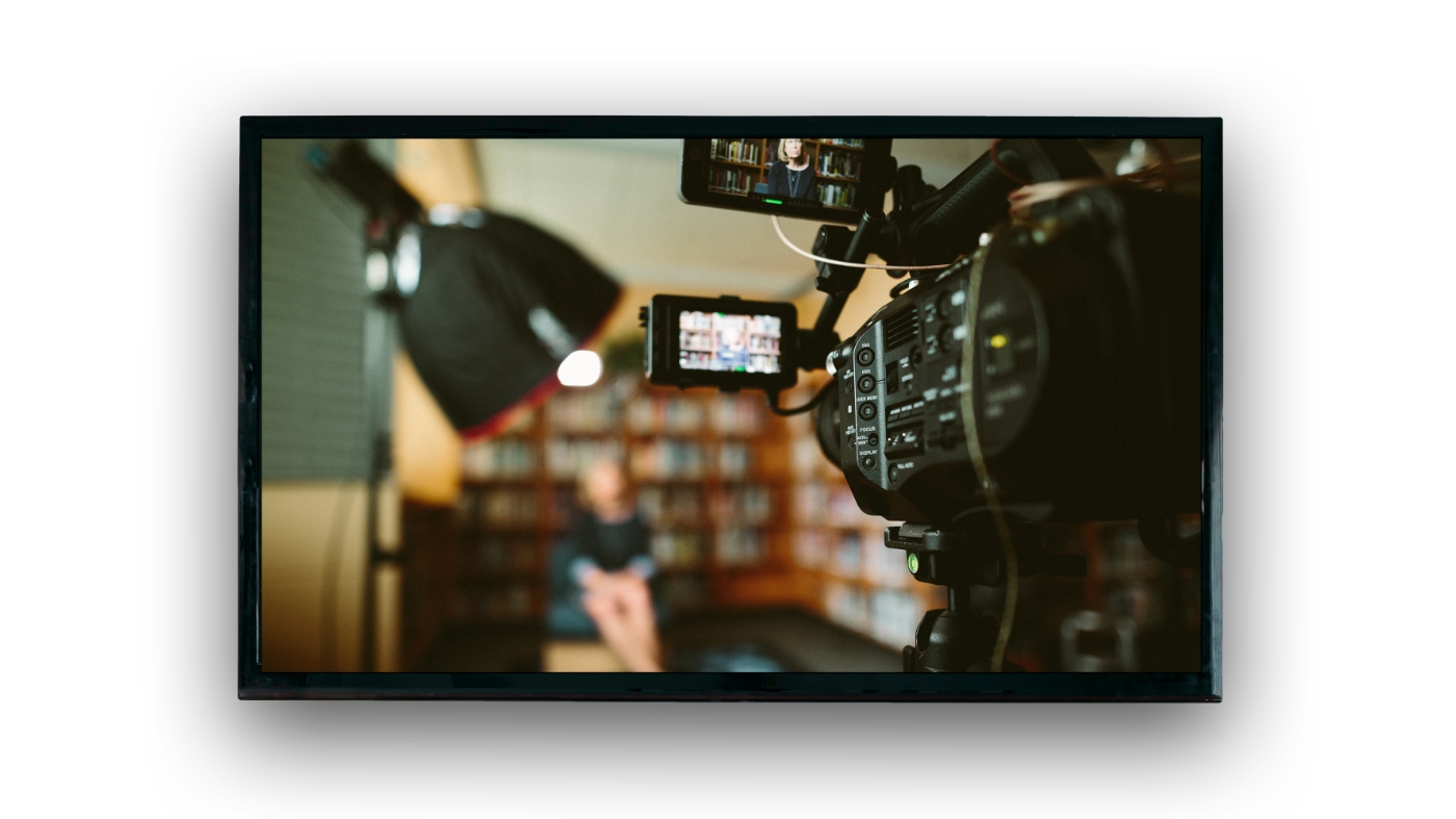 Event video on a digital screen