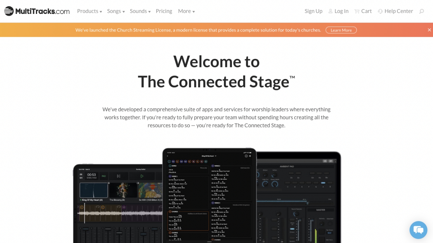 MultiTracks website