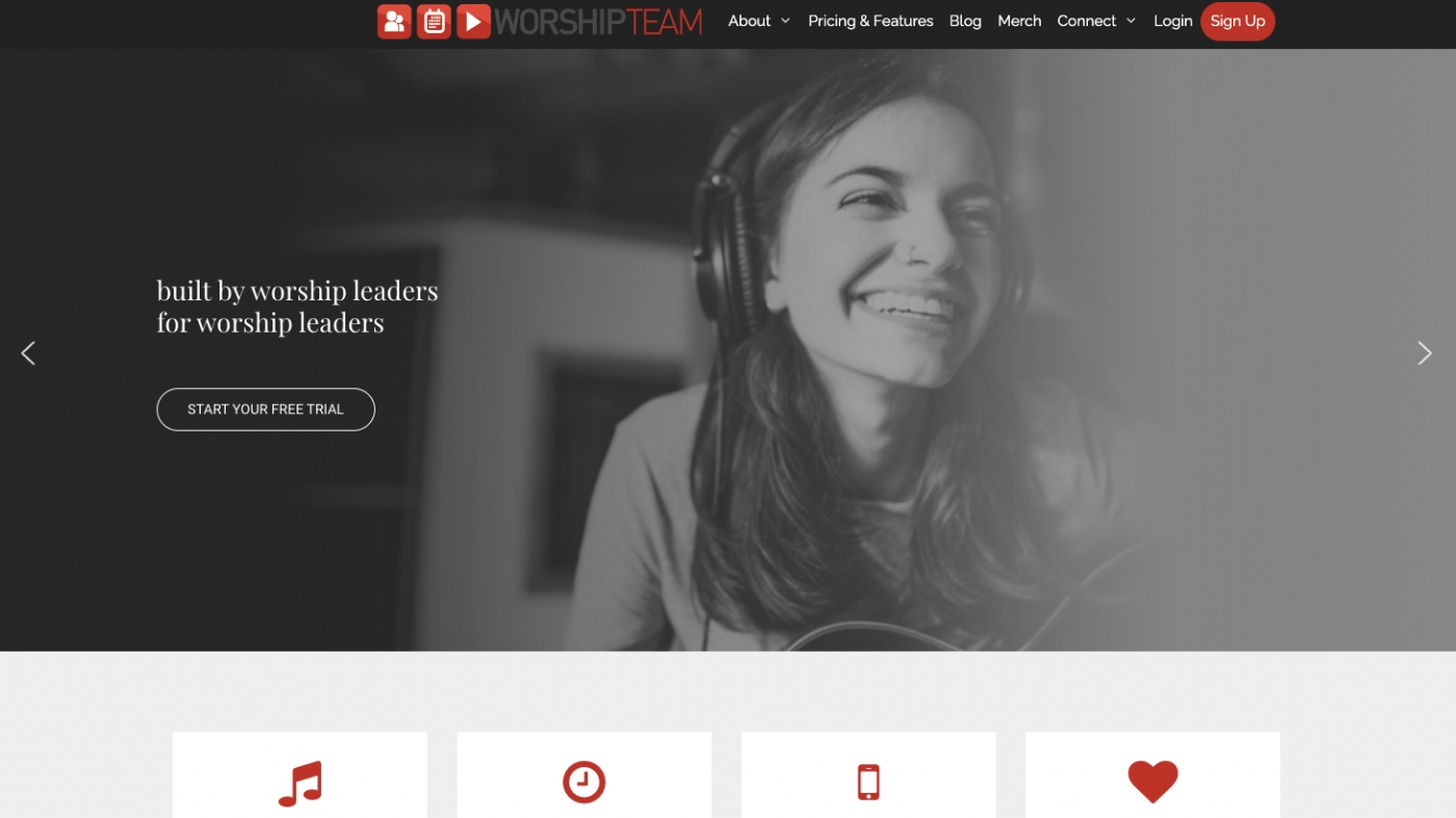 WorshipTeam website