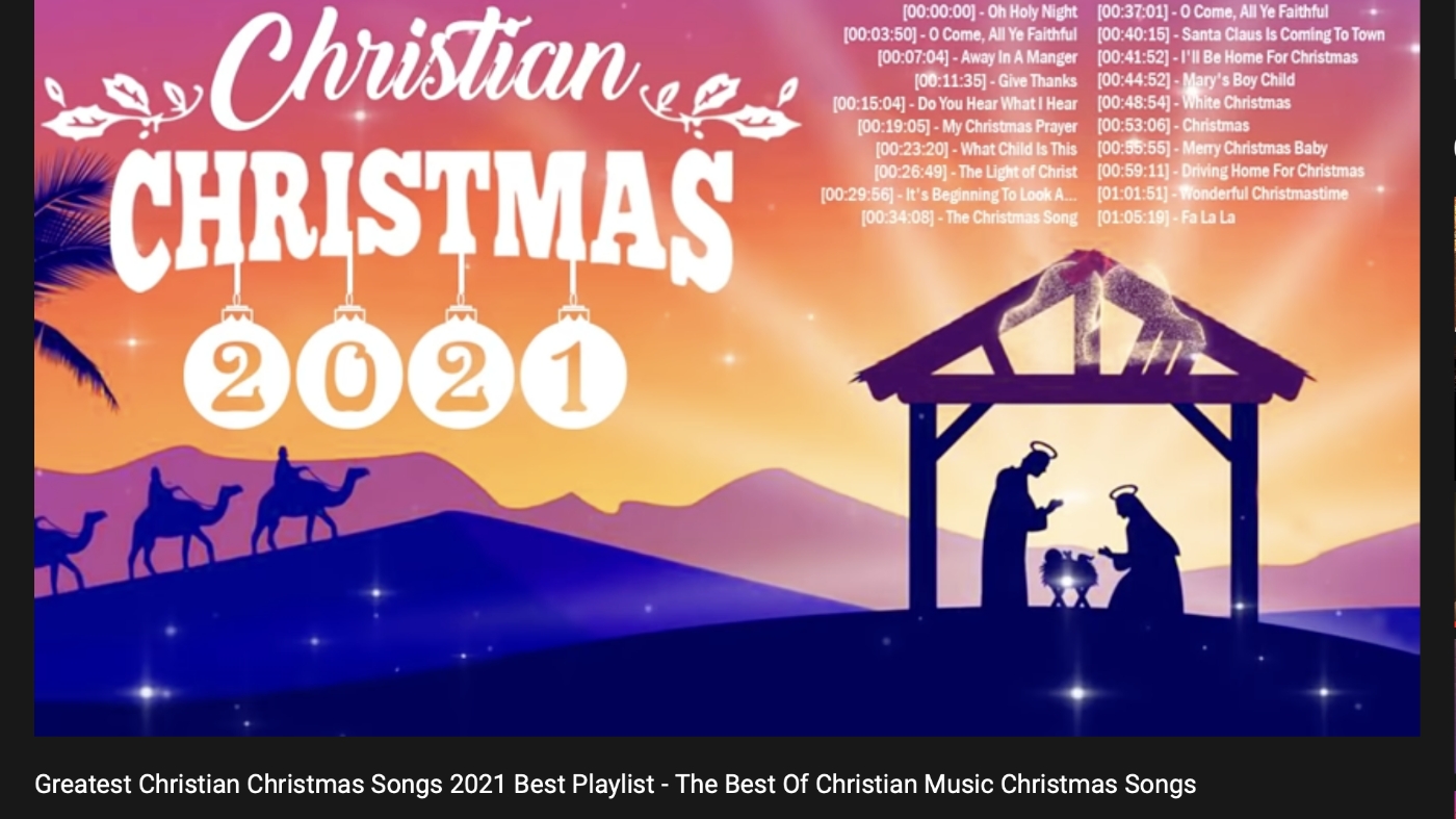 Greatest Chirstian Christmas songs video