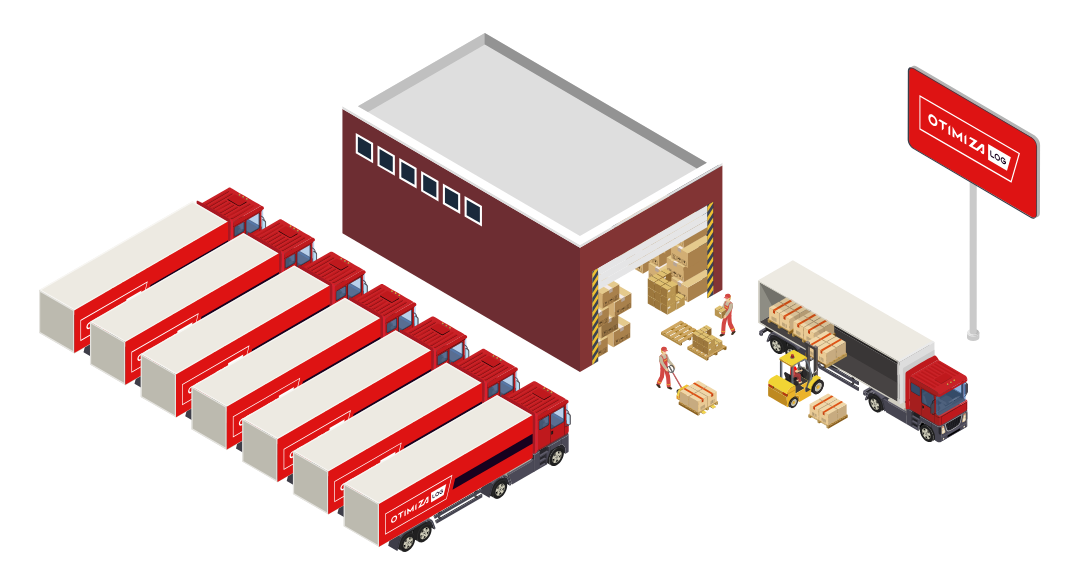 Transporte e logística para indústria e varejo