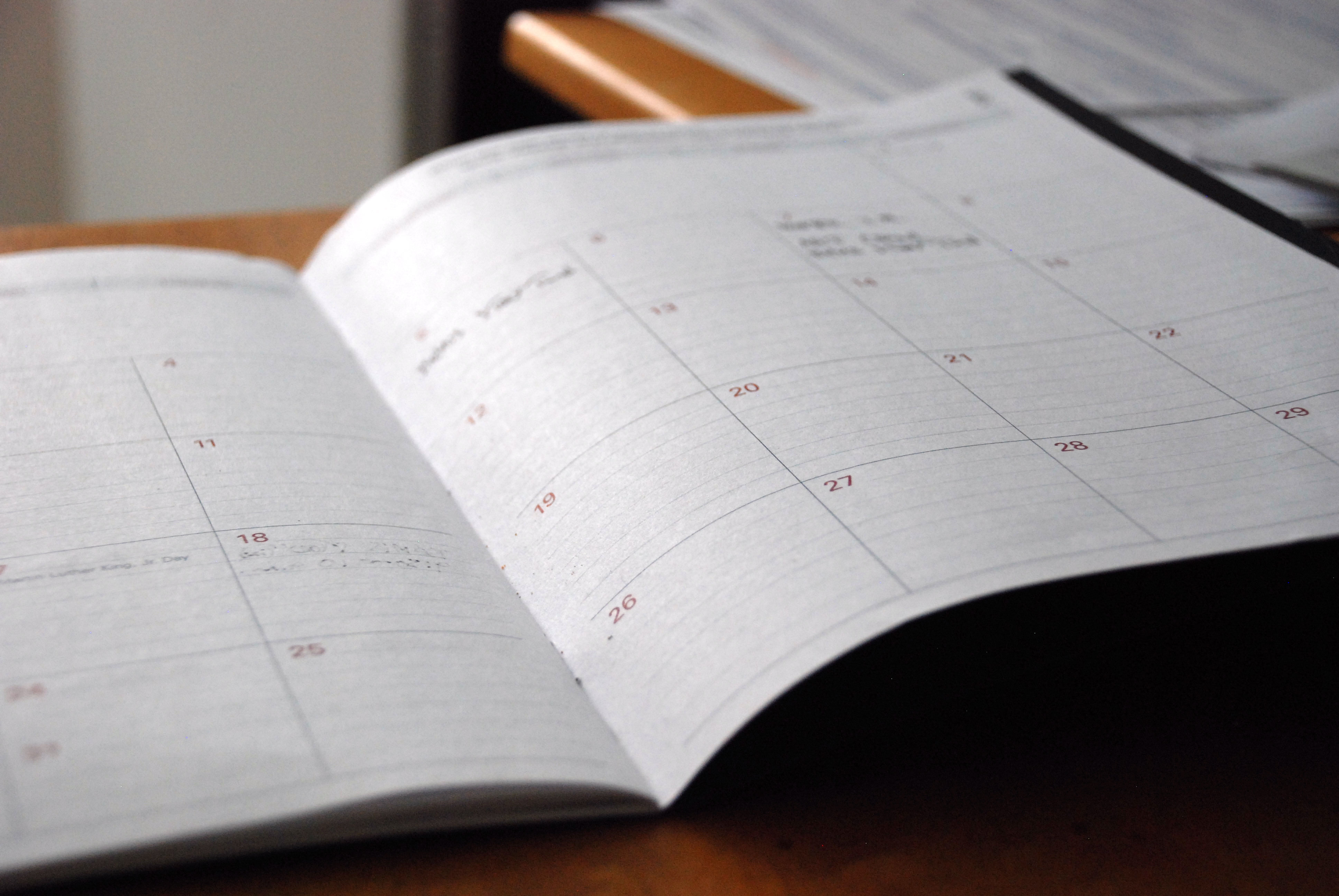 Try to plan ahead yet also be flexible