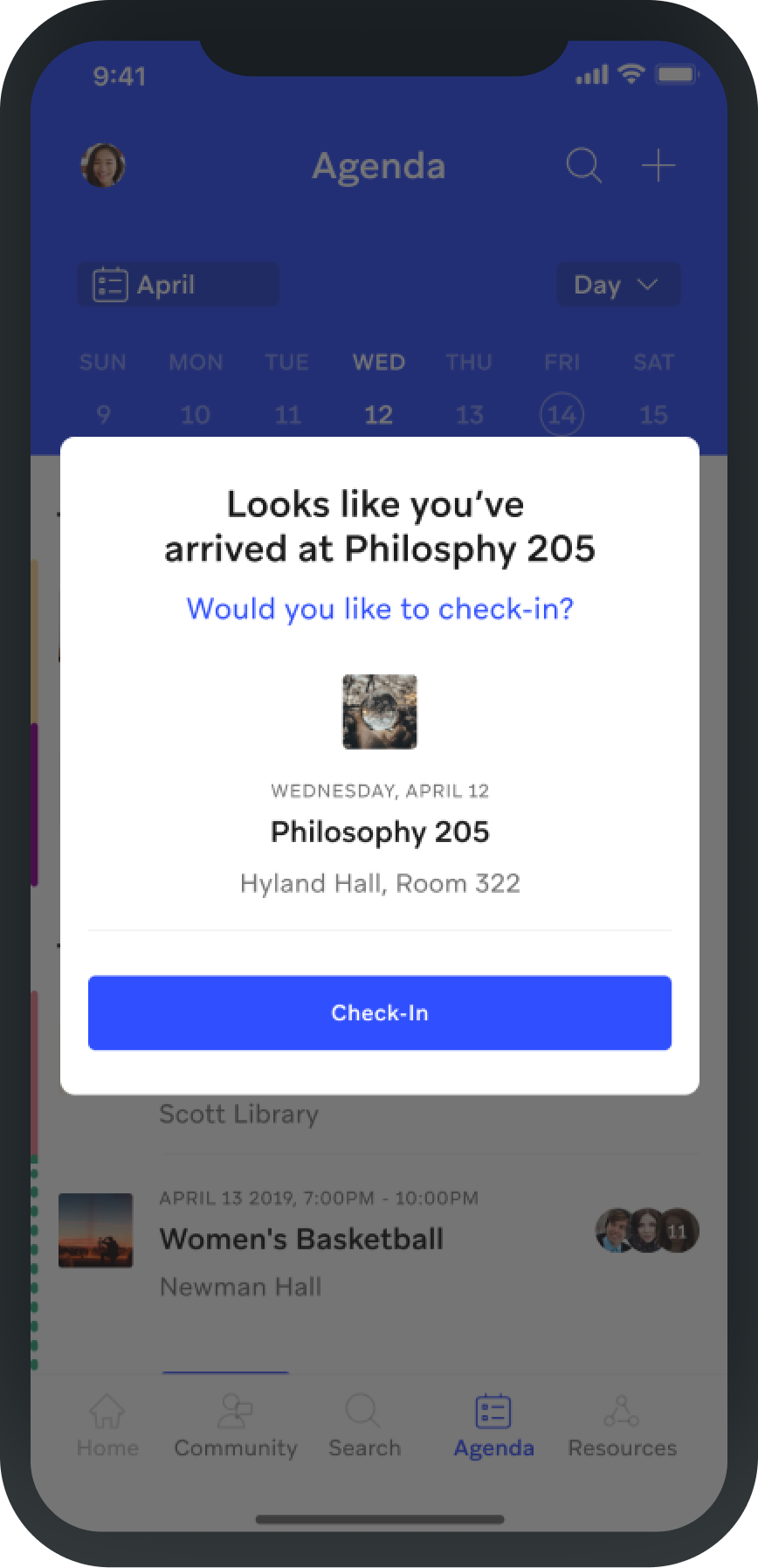screenshot from Involvio app