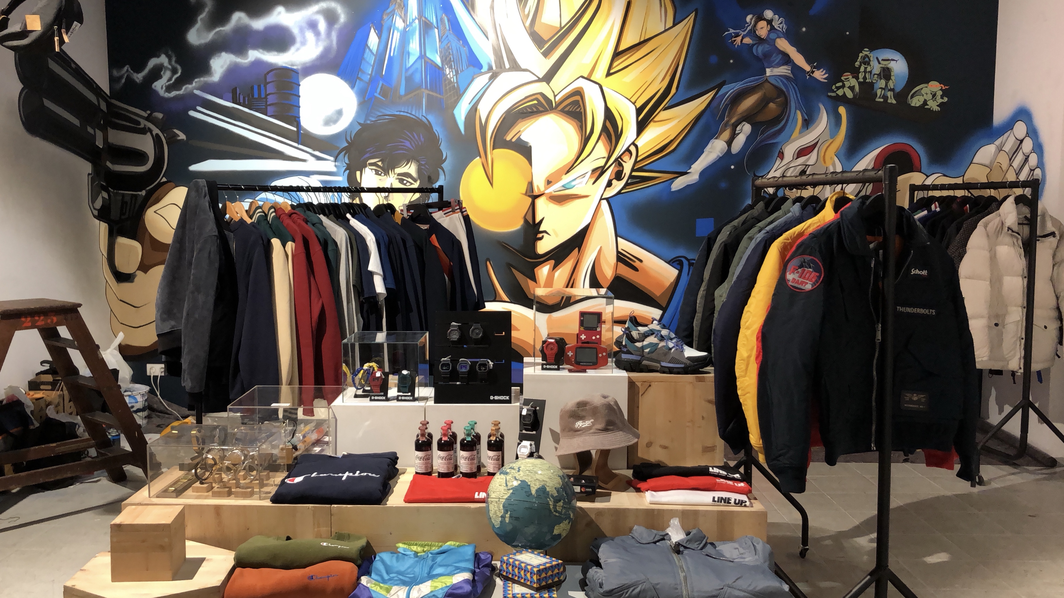 Pop up store 90's Heroes La Garçonnière