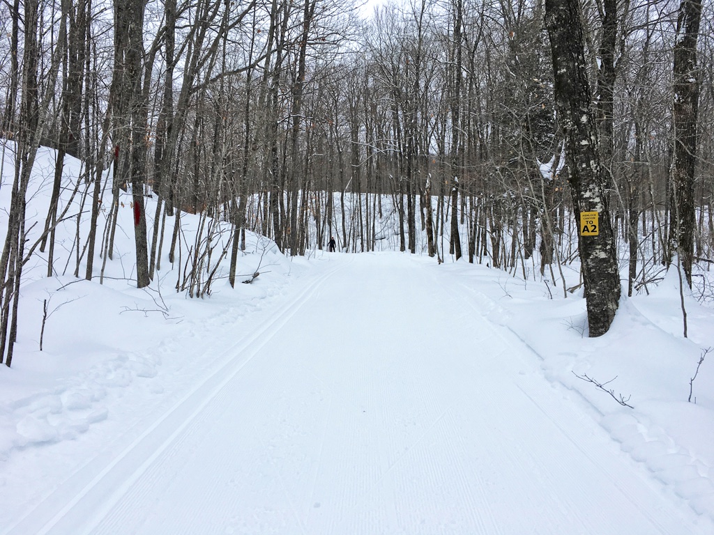 nice grooming on the Blue Hills Trail