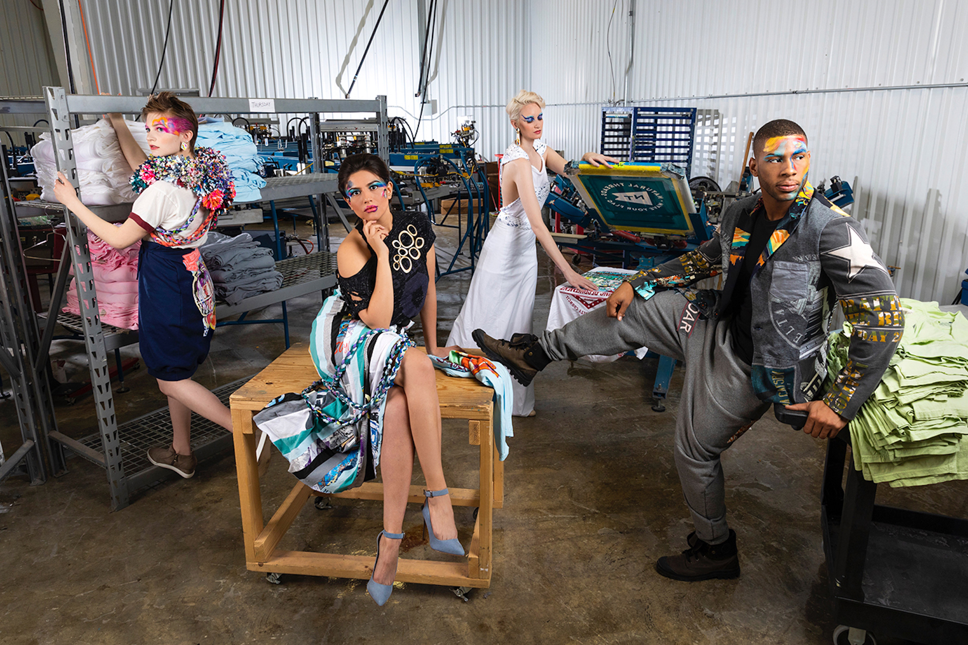 Fashion Editorial Screen Printing