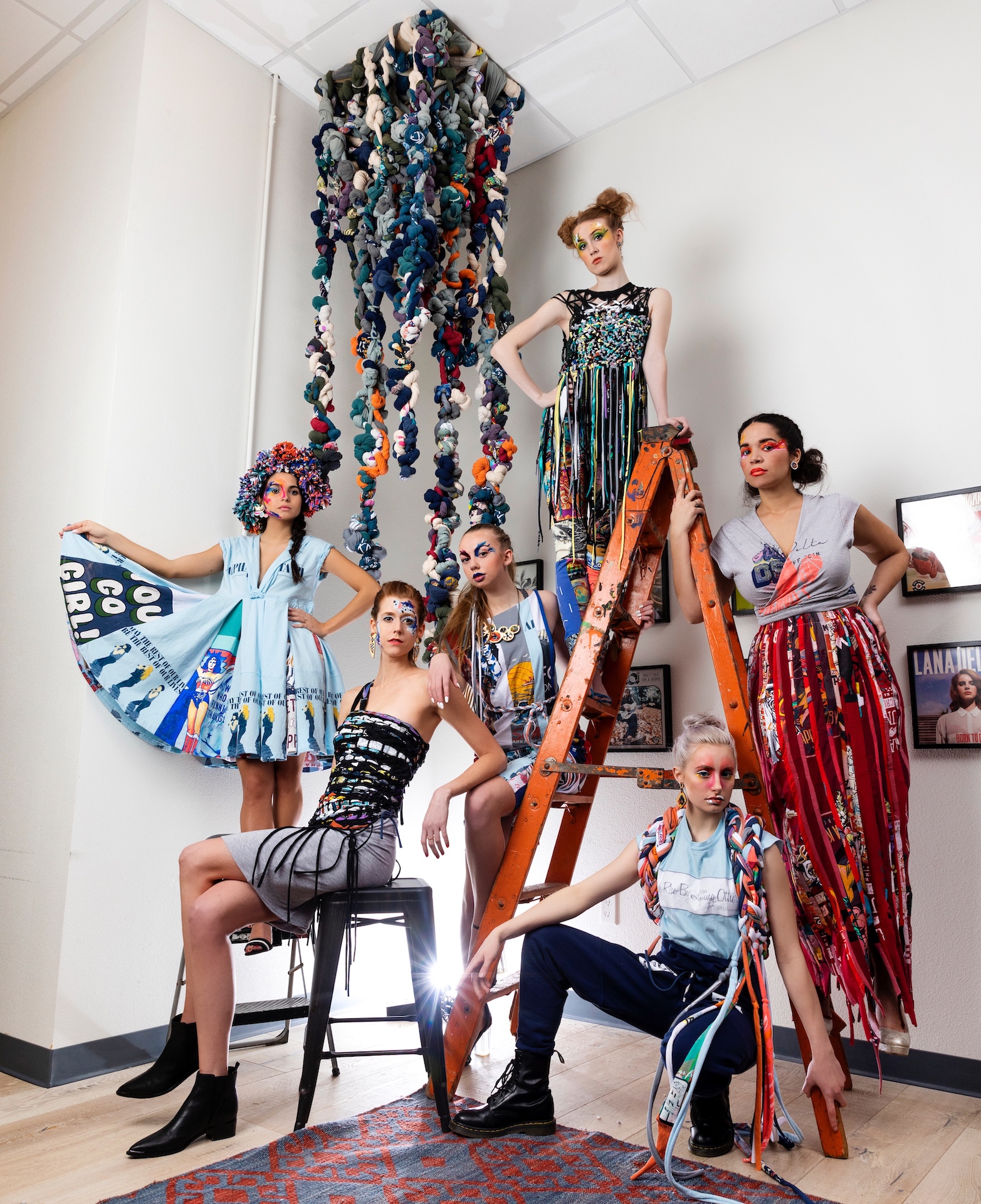 T-shirts turned into High Fashion