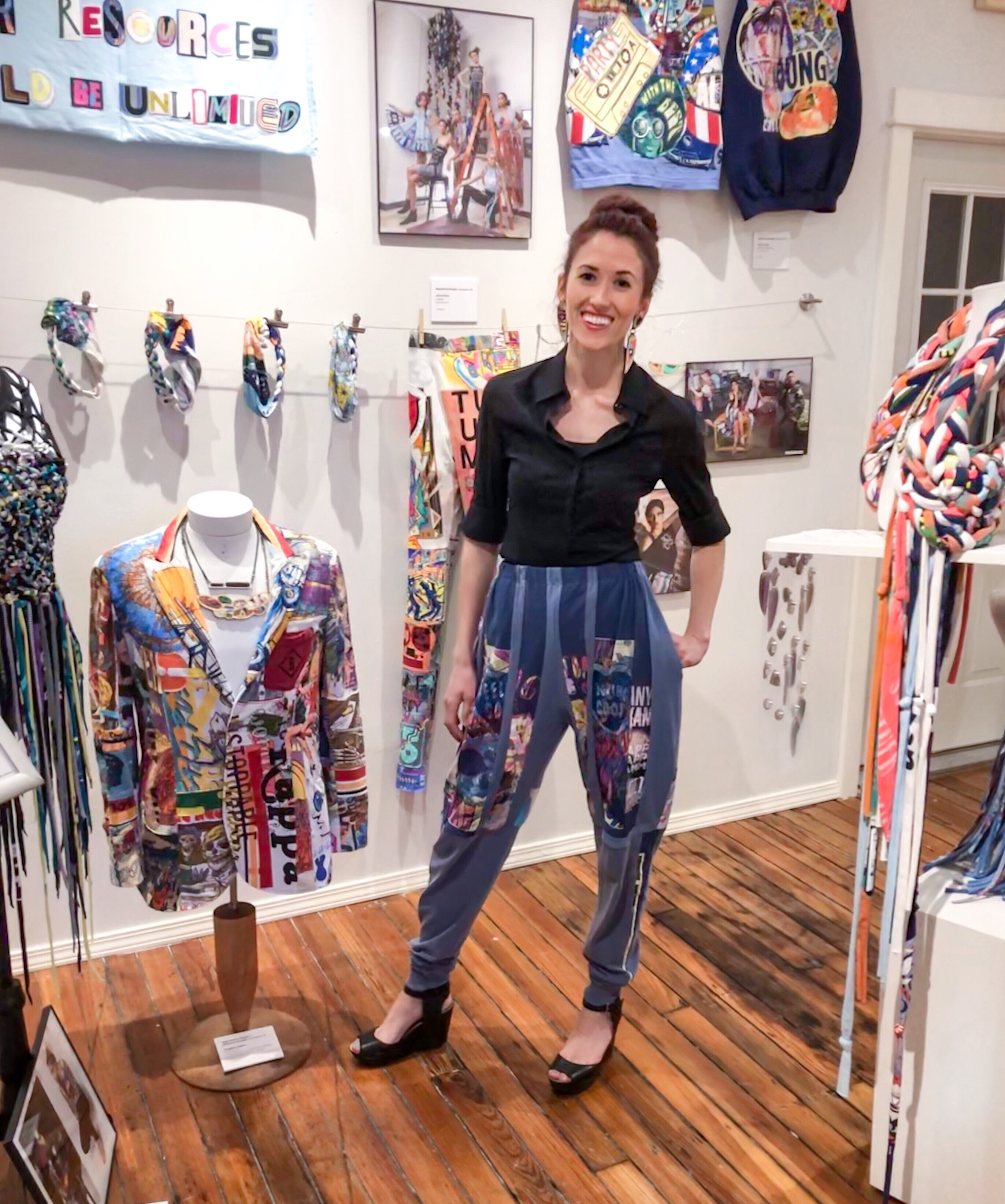 Wearable art on display at The Art Collective Gallery