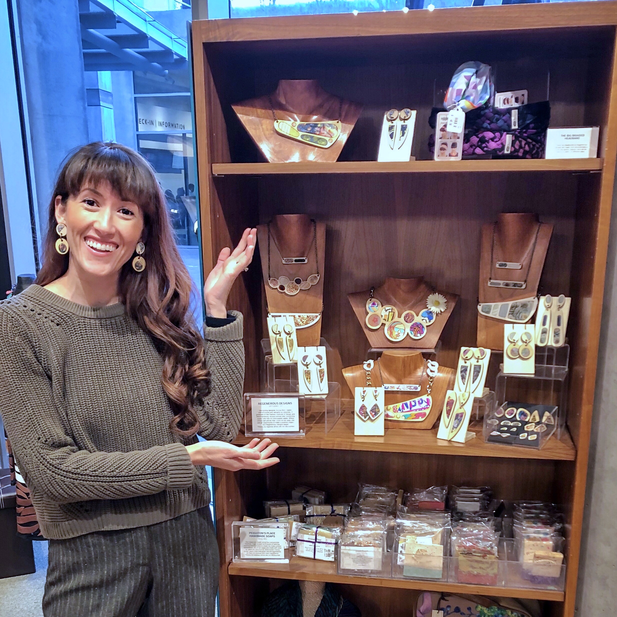Regenerous Designs on display at Crystal Bridges Art Museum Gift Shop