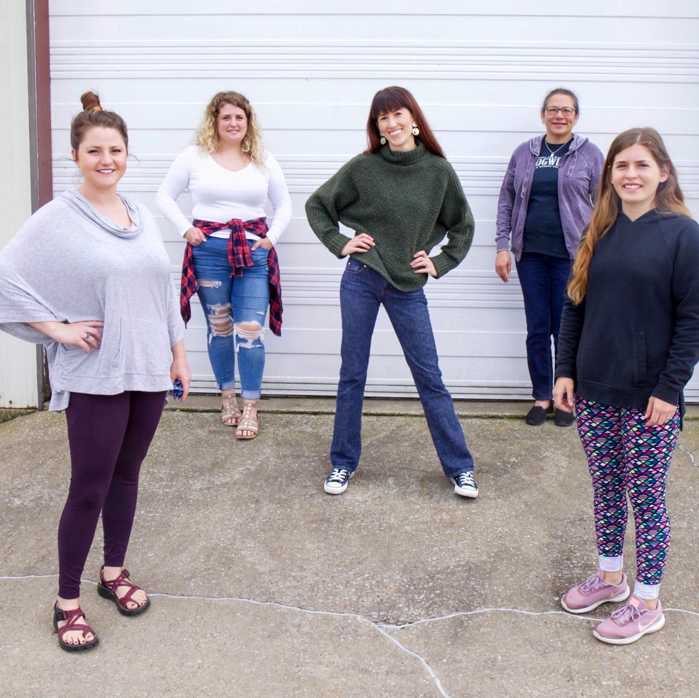 The Regenerous Designs QuaranTEAM posing for a group photo