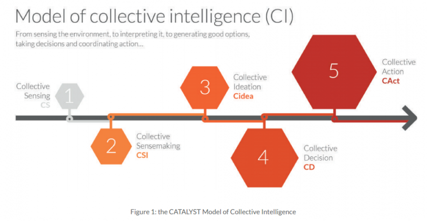 Figure 2 - Modèle de l'intelligence collective