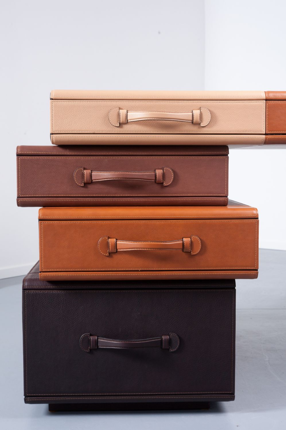 Desk of Briefcases