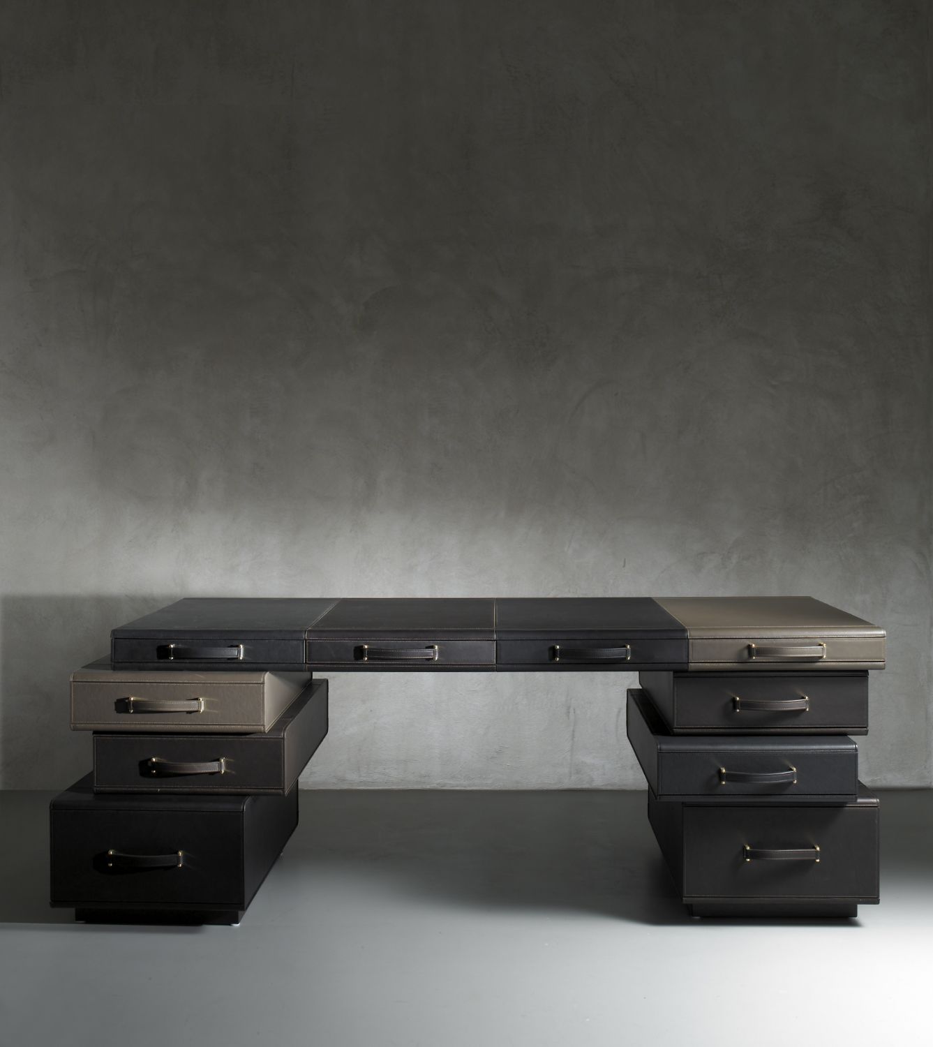 Desk of Briefcases