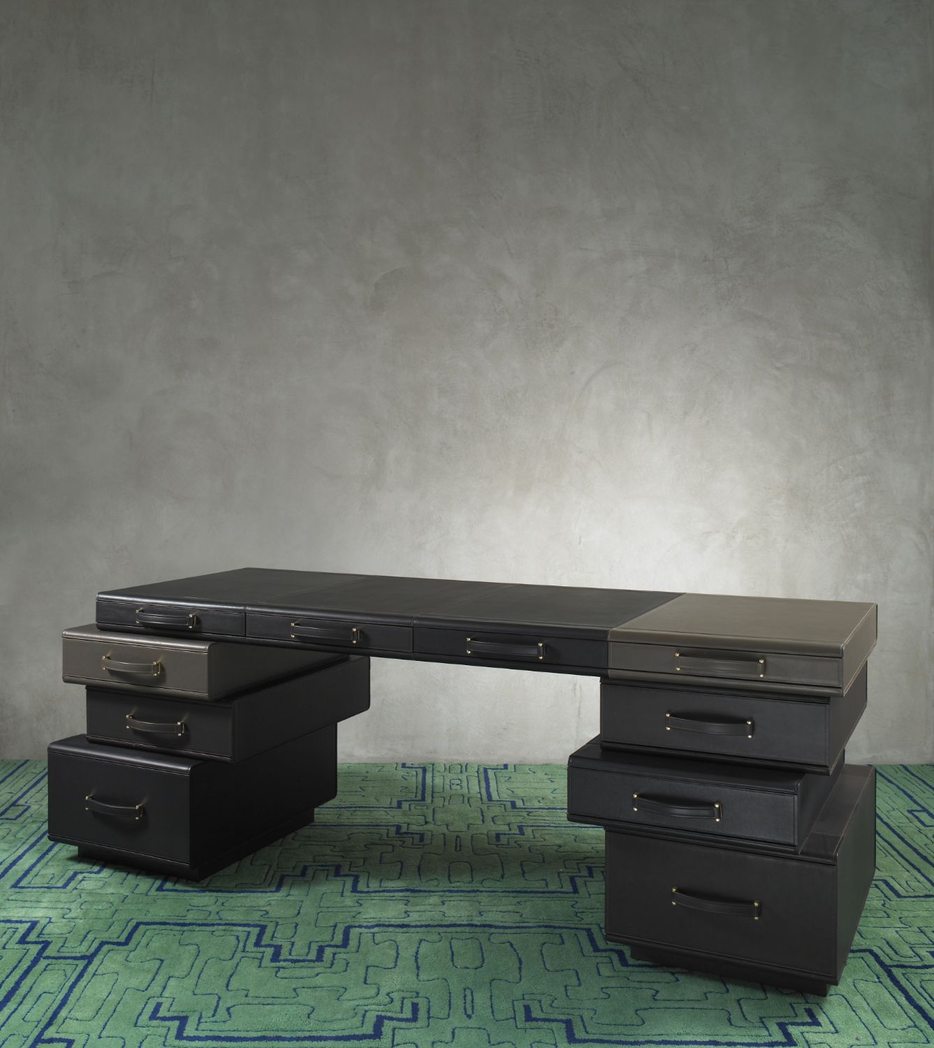 Desk of Briefcases