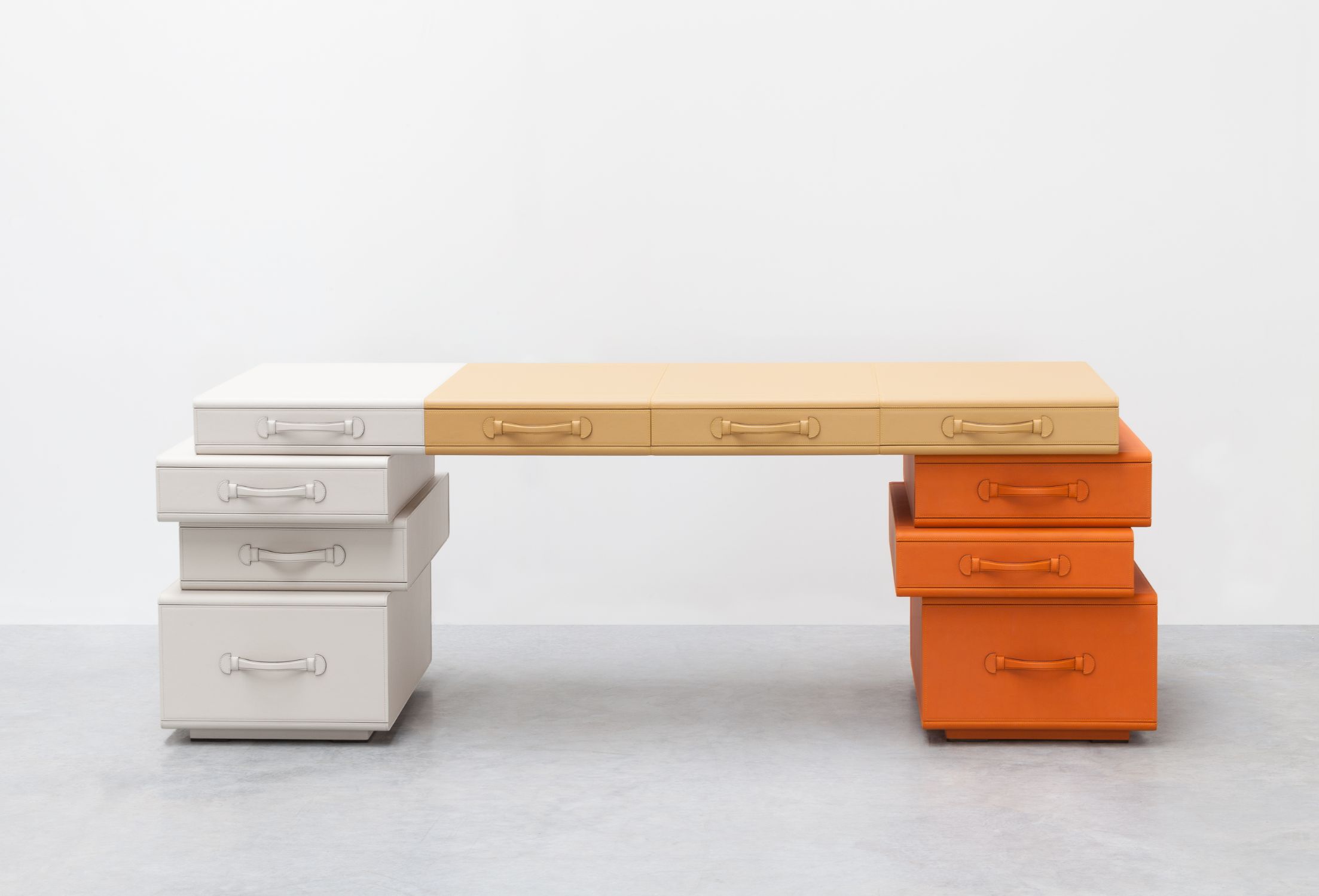 Desk of Briefcases