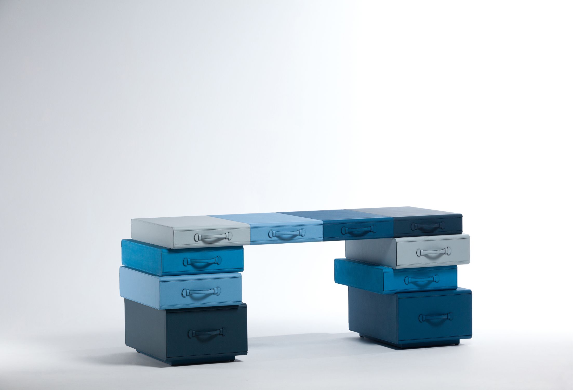 Desk of Briefcases