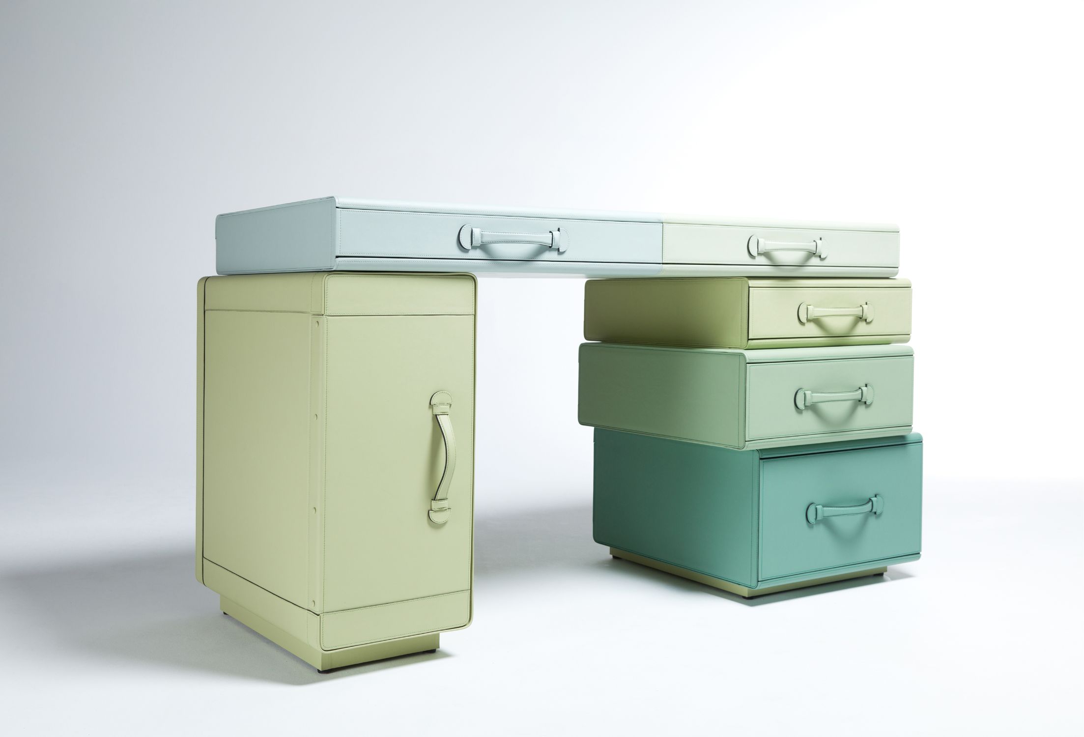 Writing Desk of Suitcases