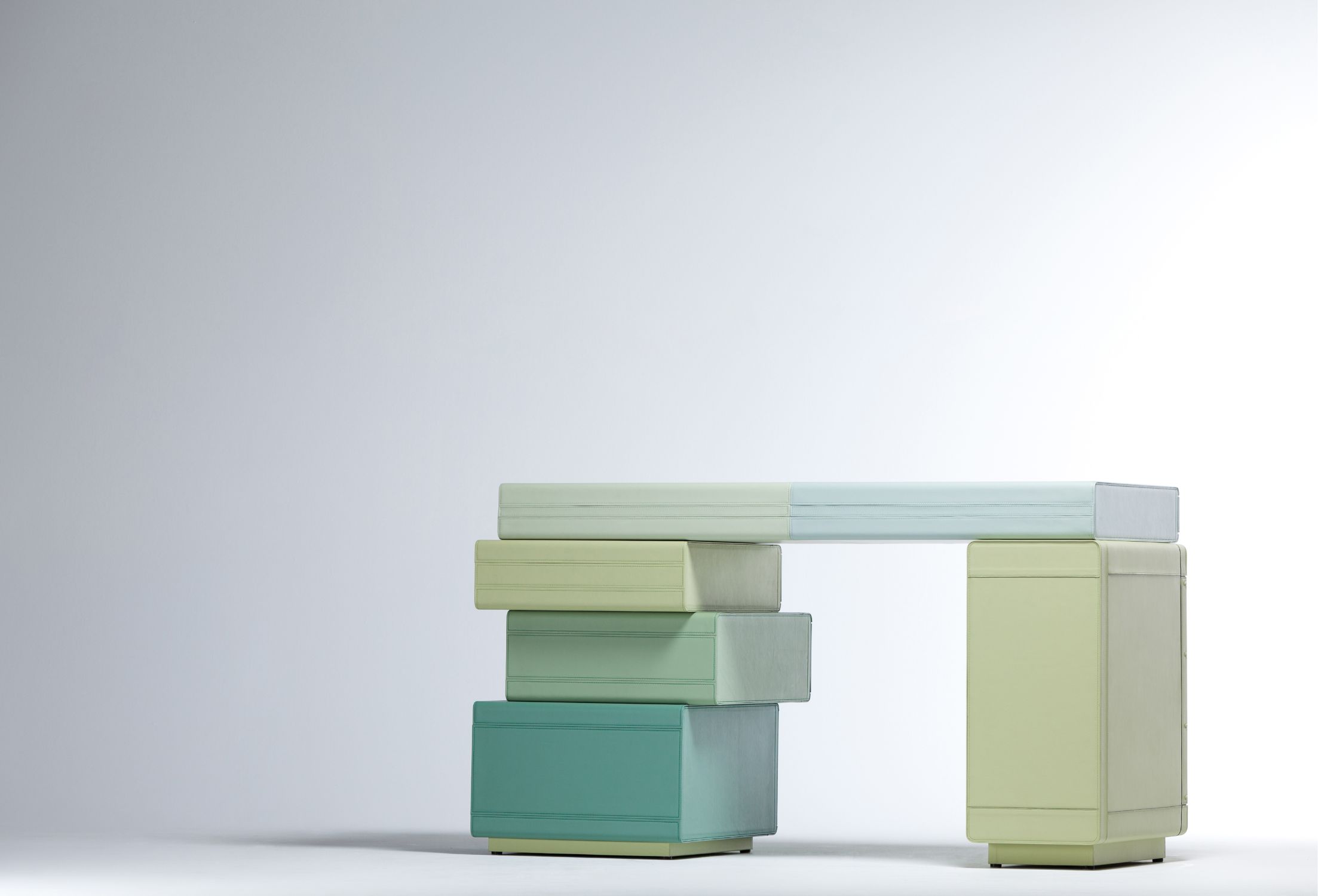 Writing Desk of Suitcases