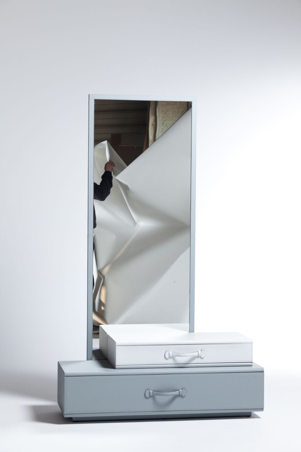Mirror With Suitcases
