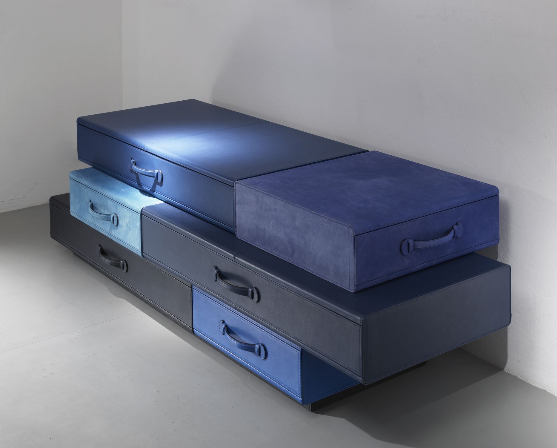 Low Chest Of Suitcases