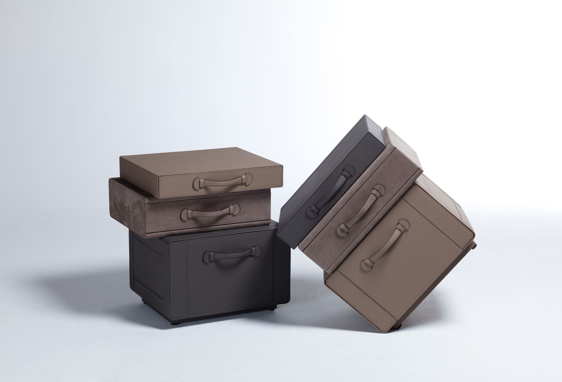 Bedside Table of Briefcases