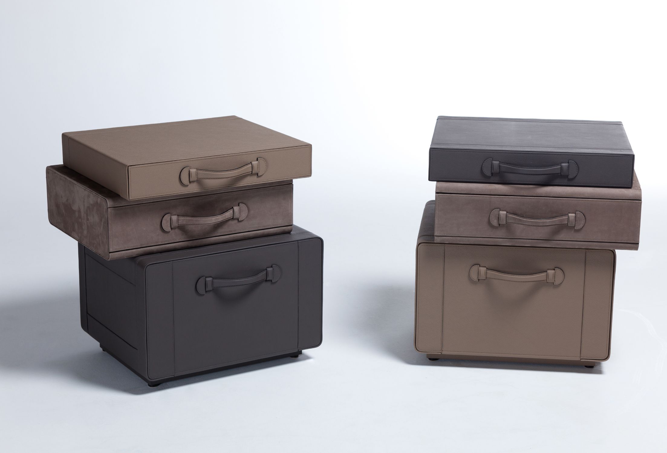 Bedside Table of Briefcases