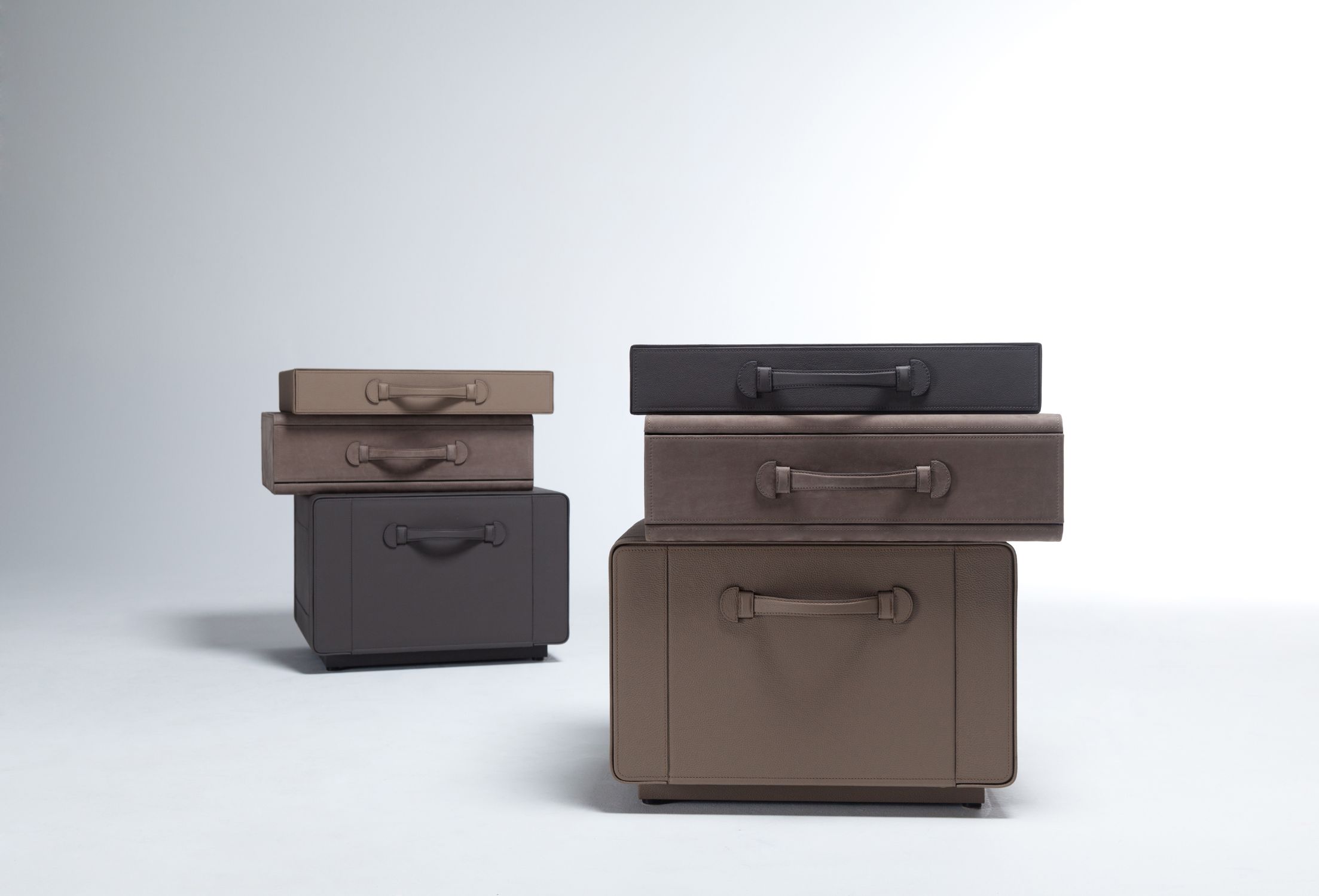 Bedside Table of Briefcases