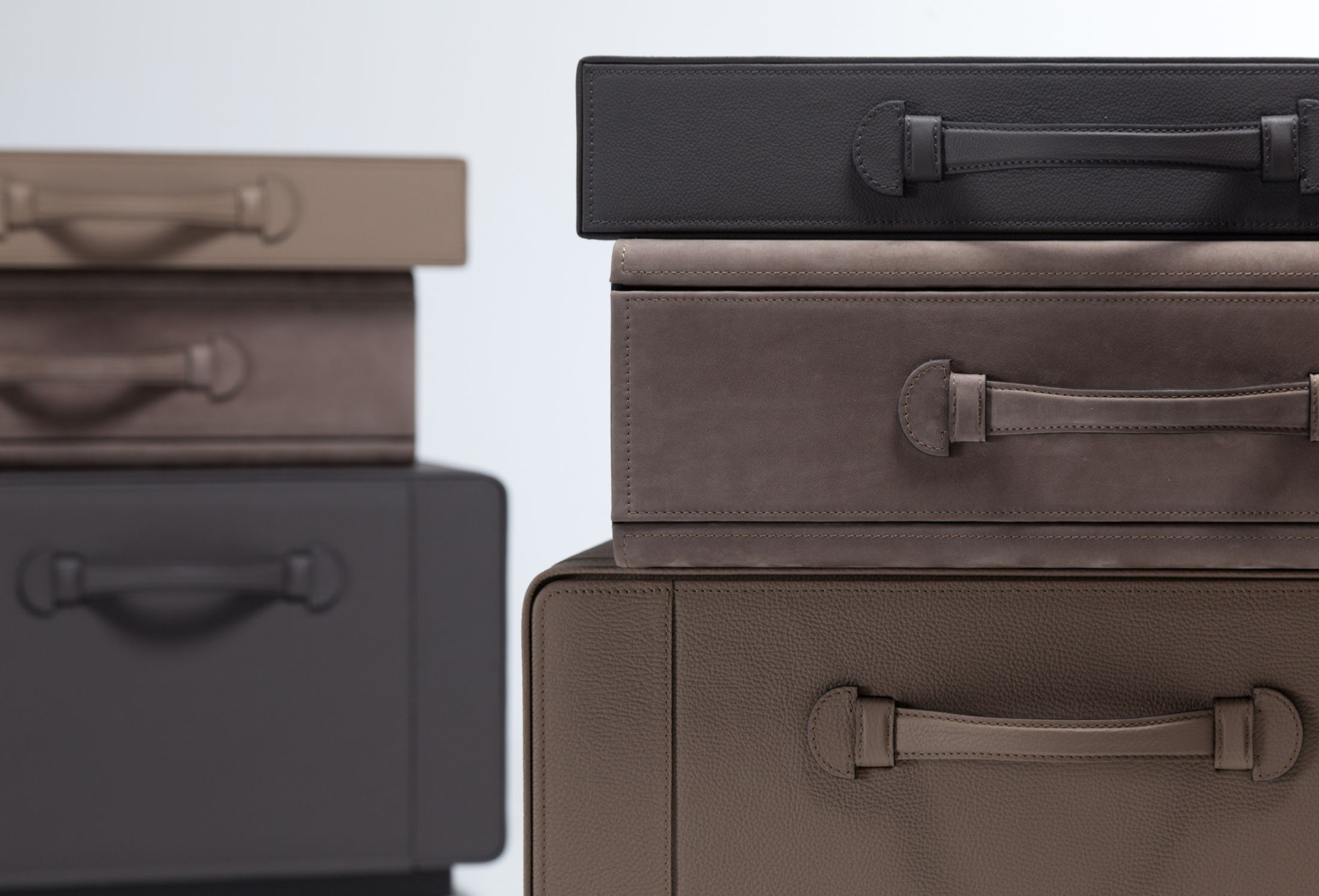 Bedside Table of Briefcases