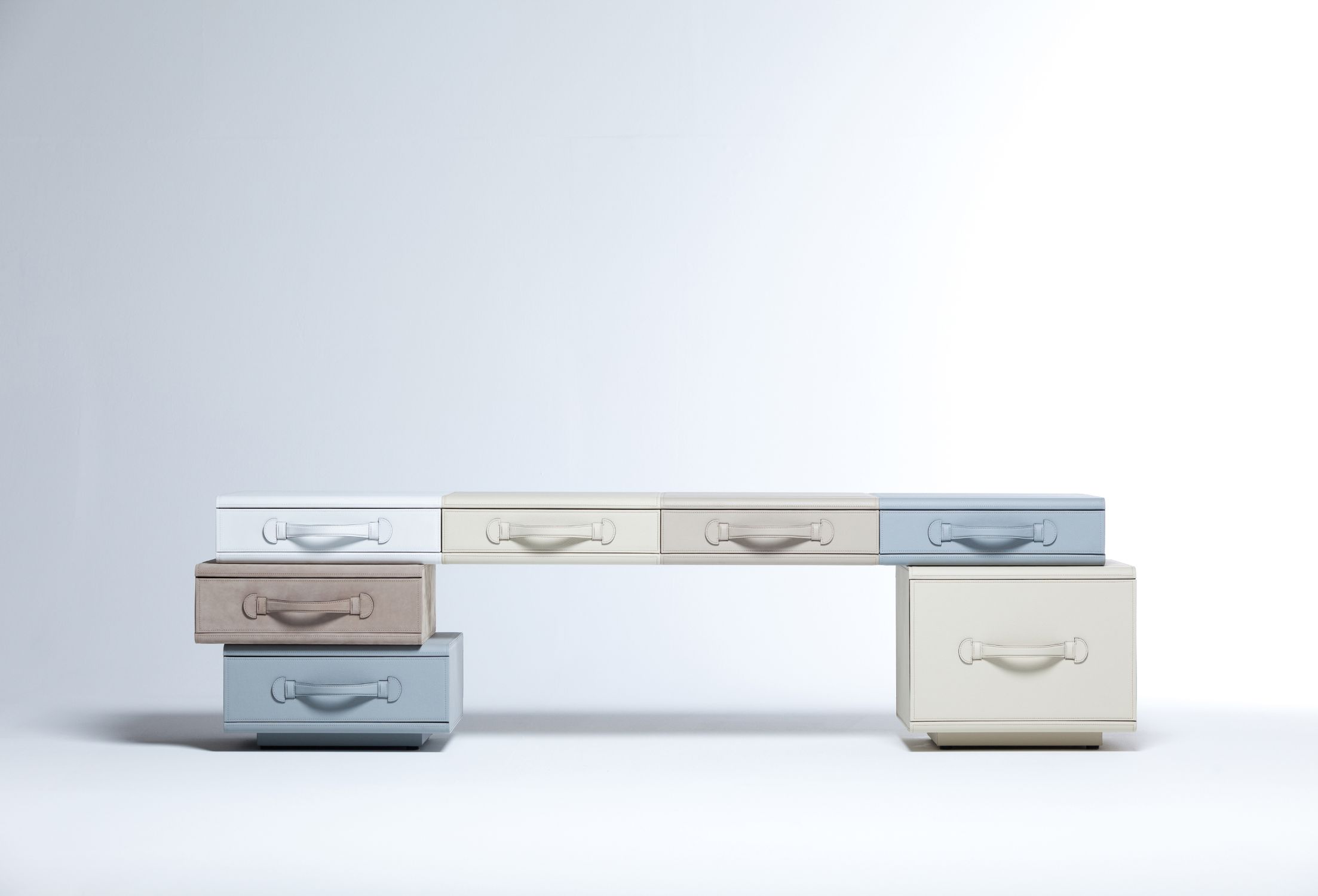 Bench of Briefcases