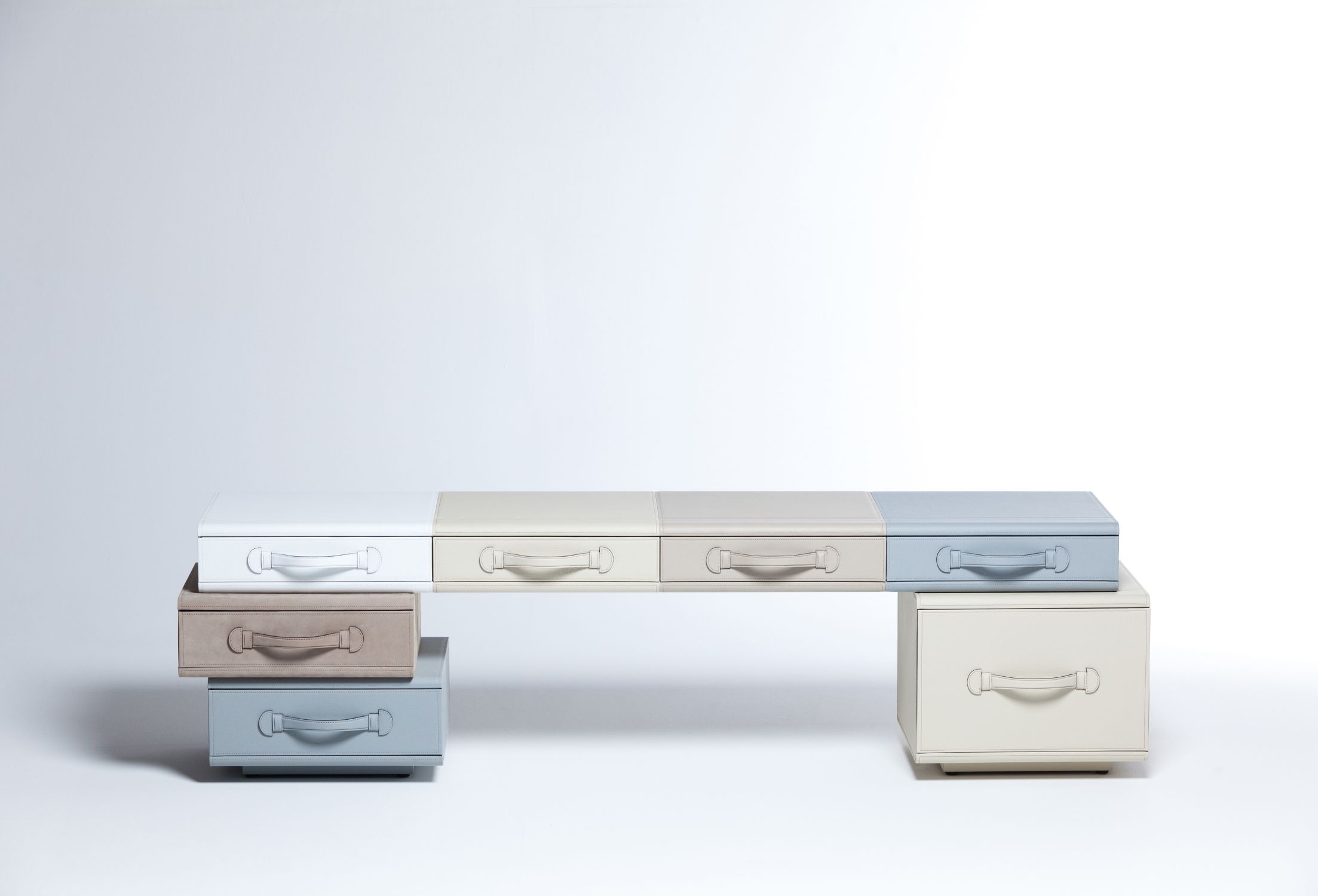 Bench of Briefcases