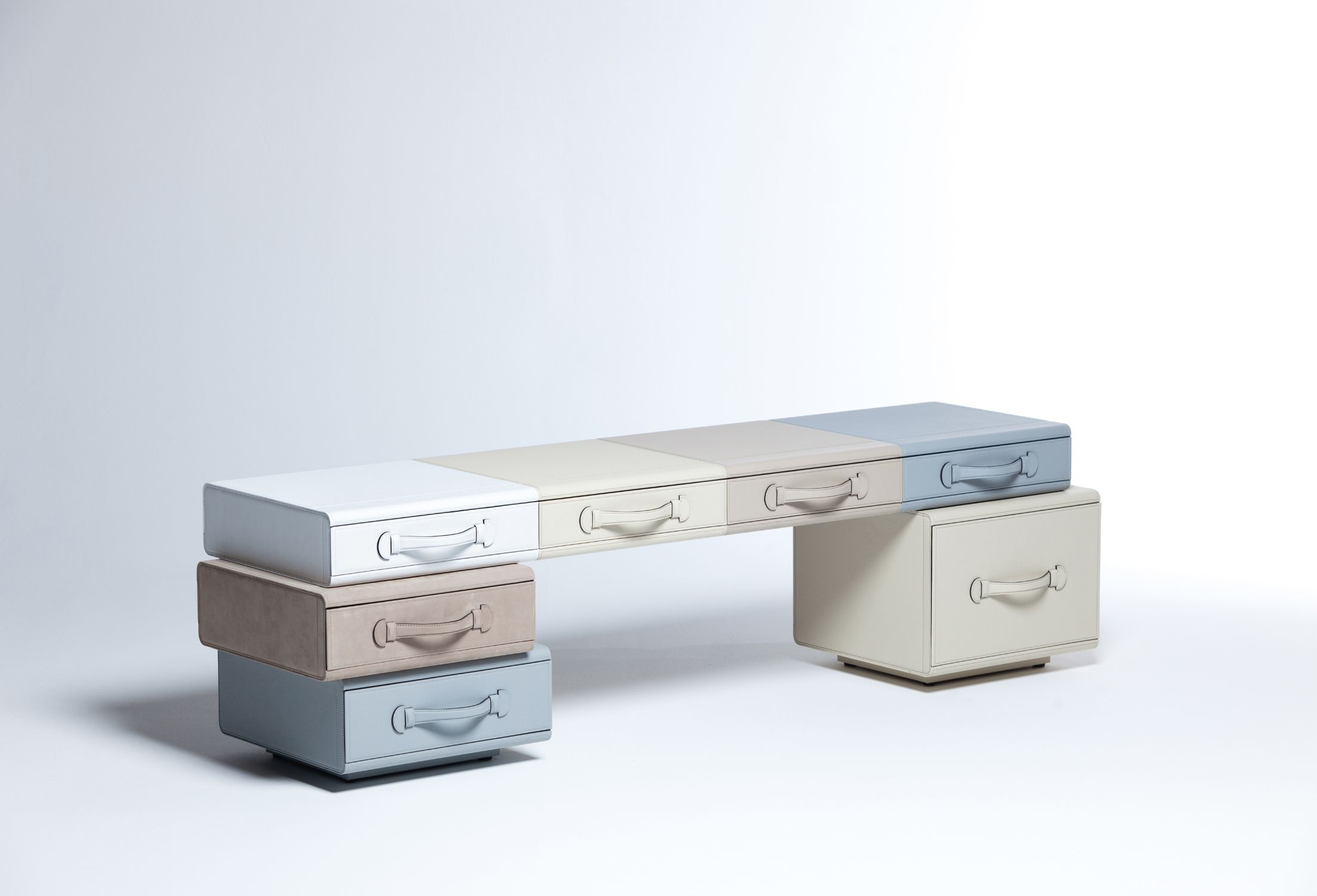Bench of Briefcases