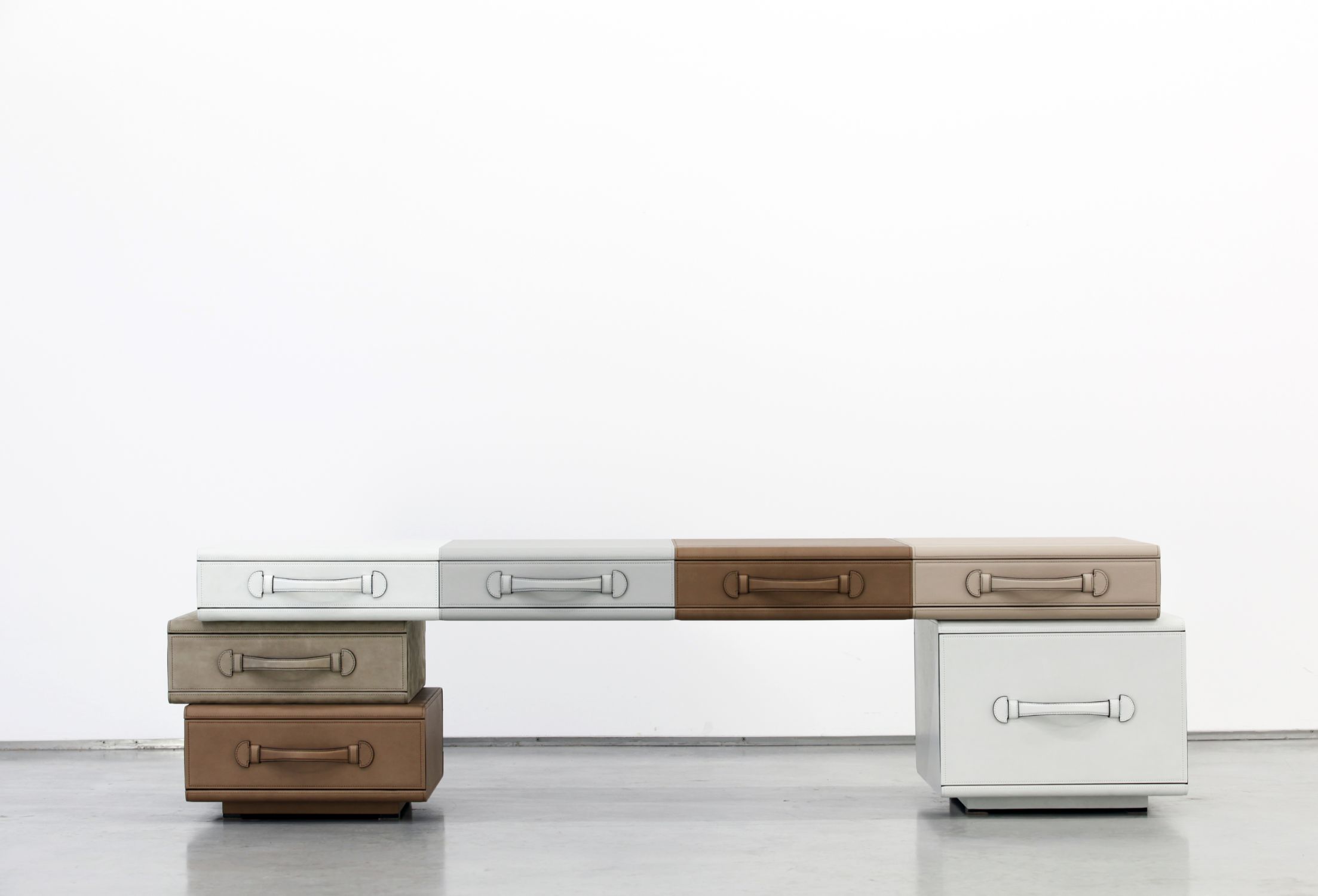 Bench of Briefcases