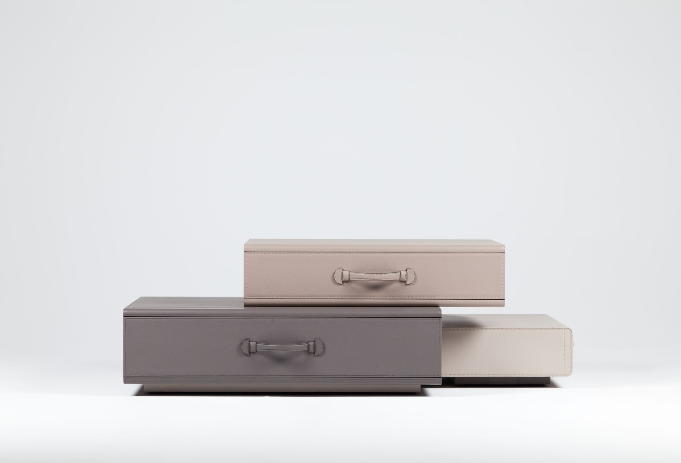 Low Table Of Suitcases