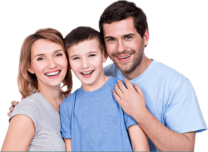 Satisfied family of sinus patients