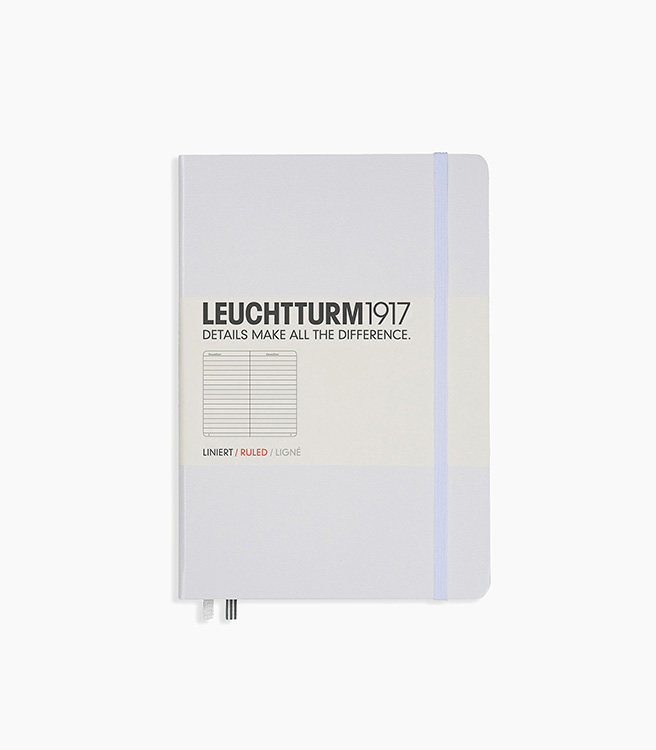 Leuchtturm 1917 A5 Medium Hardcover Notebook - White